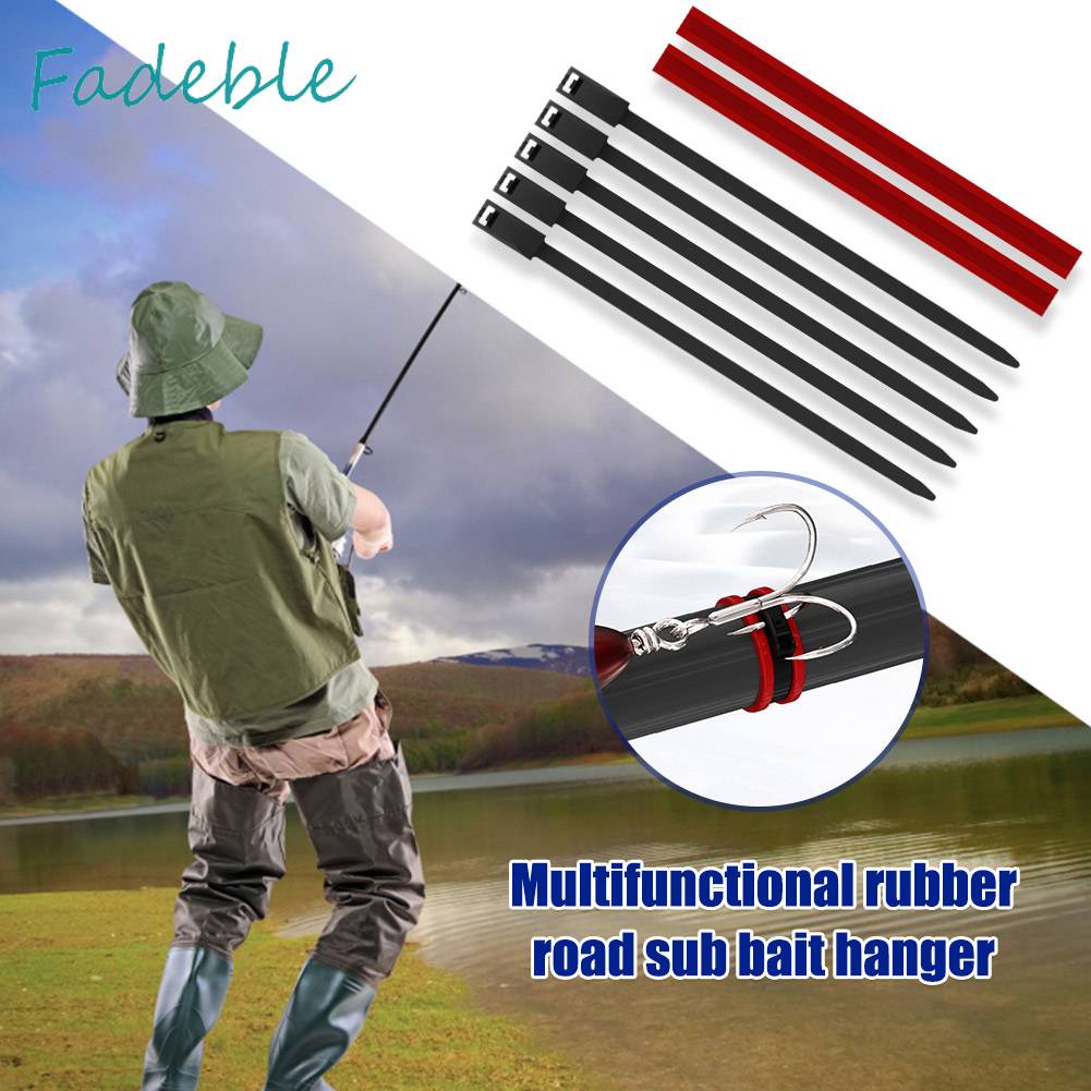 Dây Đai Cố Định Cần Câu Cá Bằng Silicone Nylon Gọn Nhẹ