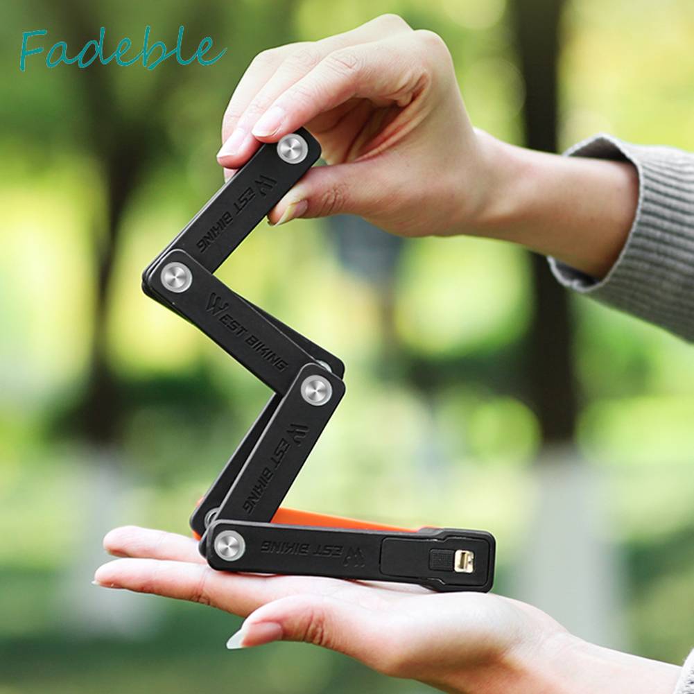 Dây Xích Khóa Xe Đạp MTB Có Thể Gập Lại Tiện Dụng