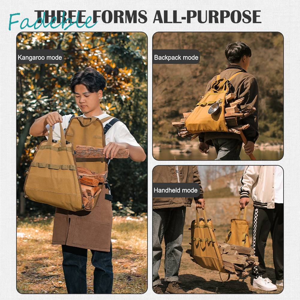 Túi Đựng Củi / Gỗ Sức Chứa Lớn Tiện Dụng Khi Đi Cắm Trại