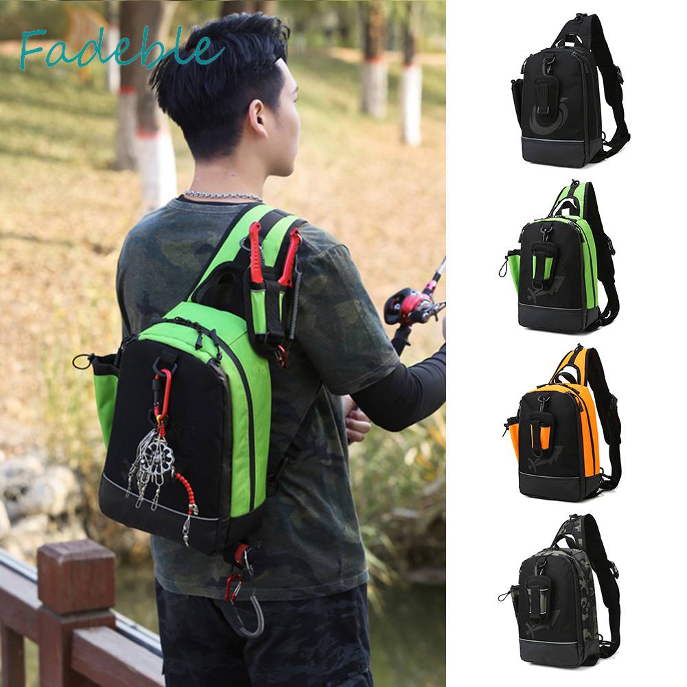 Túi Đeo Chéo Ngực Vải Oxford Phản Quang Nhiều Lớp Thời Trang Cao Cấp Cho Nam