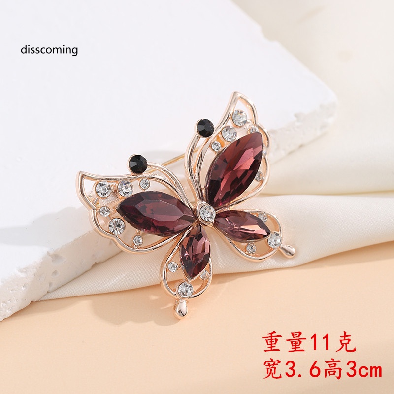 Áo Khoác SL SL Kiểu Dáng Trẻ Trung Năng Động| Ghim Cài Áo Hình Bướm Đính Đá Zircon Thời Trang Cao Cấp