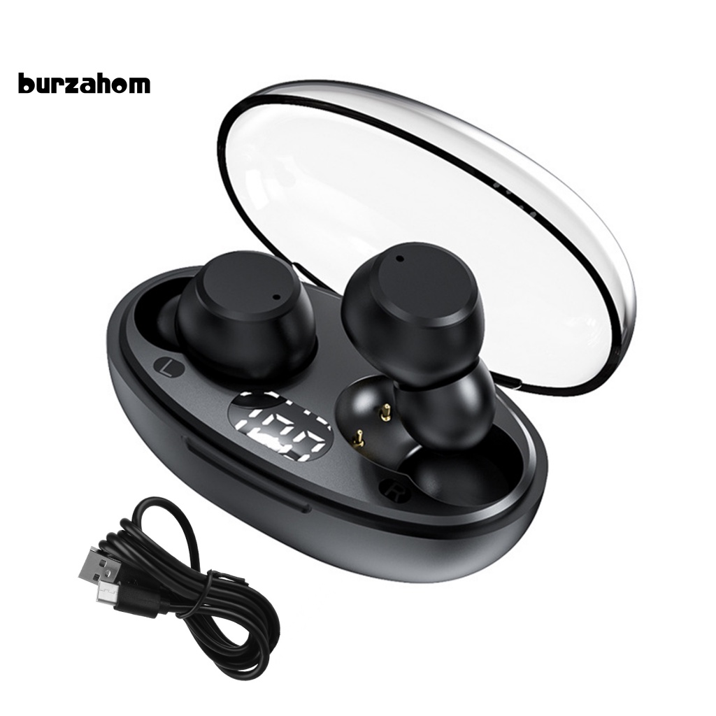 Tai Nghe Bluetooth Không Dây Bur 53 Âm Thanh Stereo Màn Hình LED Kỹ Thuật Số