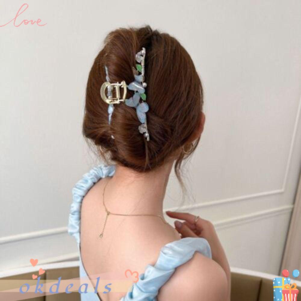 OKDEALS Kẹp Tóc Hình Bướm Thời Trang Mùa Hè