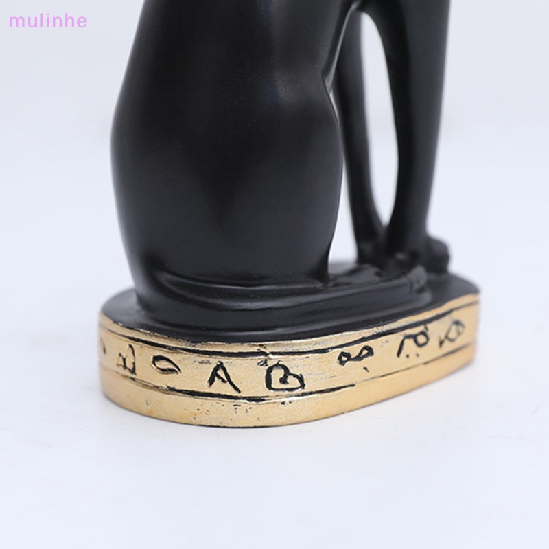 Mô Hình Mèo Ai Cập Cổ Điển Bằng Nhựa Resin Để Bàn Trang Trí