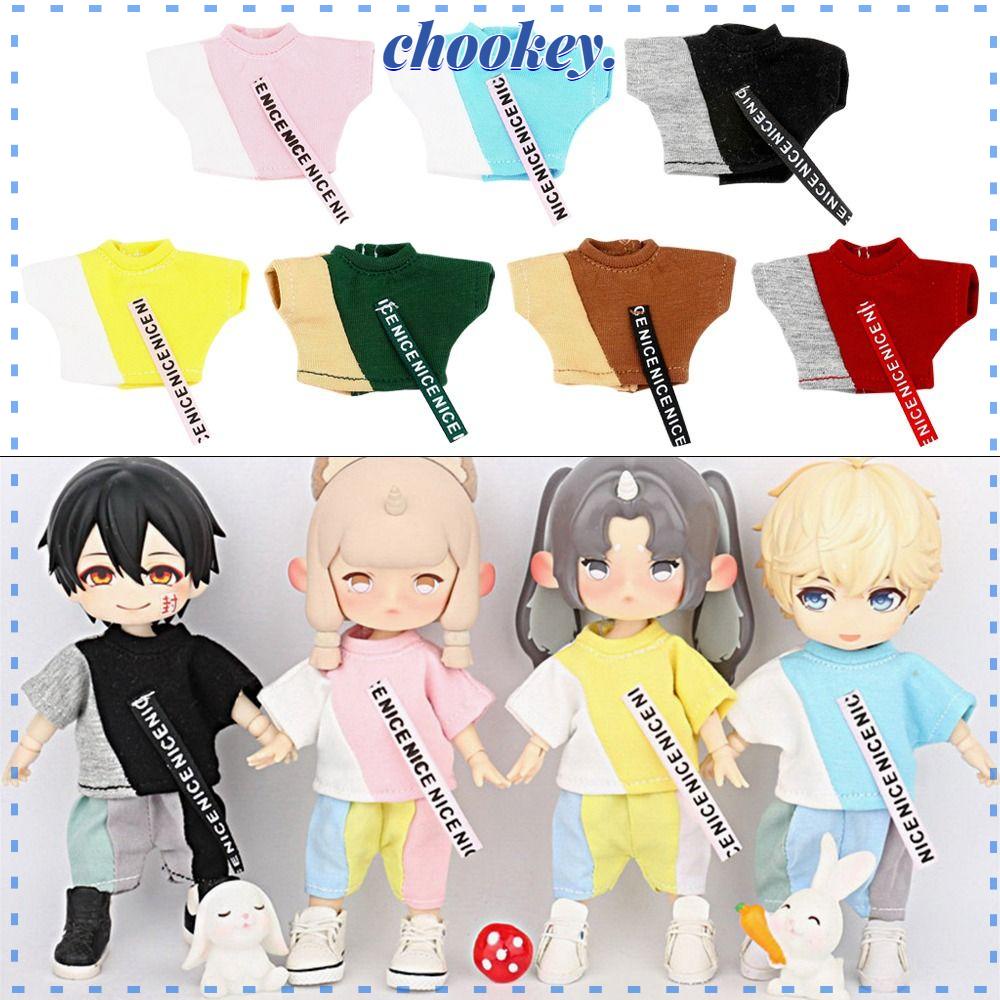 CHOOKEY Áo Thun Cho Búp Bê 1 / 12Bjd