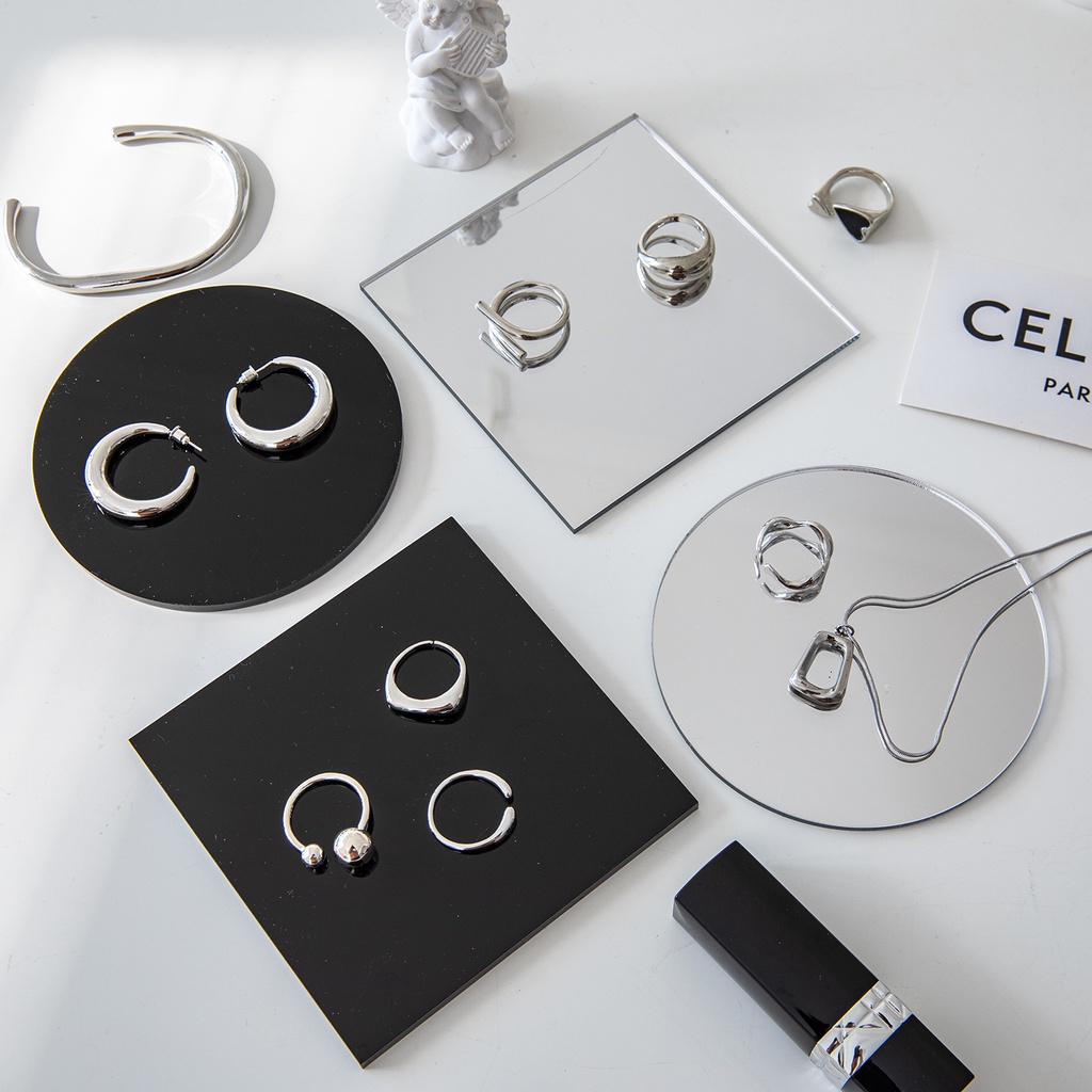 Bộ Tấm Phông Nền Acrylic Tráng Gương Phản Quang Dùng Làm Đạo Cụ Chụp Ảnh