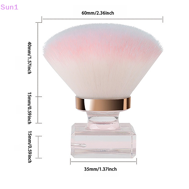 1 Cọ Tròn Vệ Sinh Sơn Móng Tay Chuyên Nghiệp Tiện Lợi