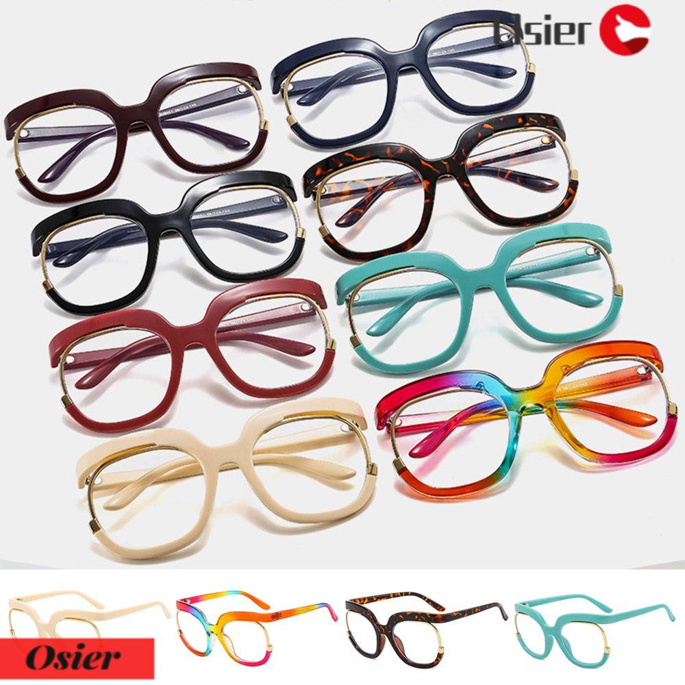 OSIER1 Kính Oversized Siêu Nhẹ Bảo Vệ Mắt Màu Cầu Vồng Thời Trang