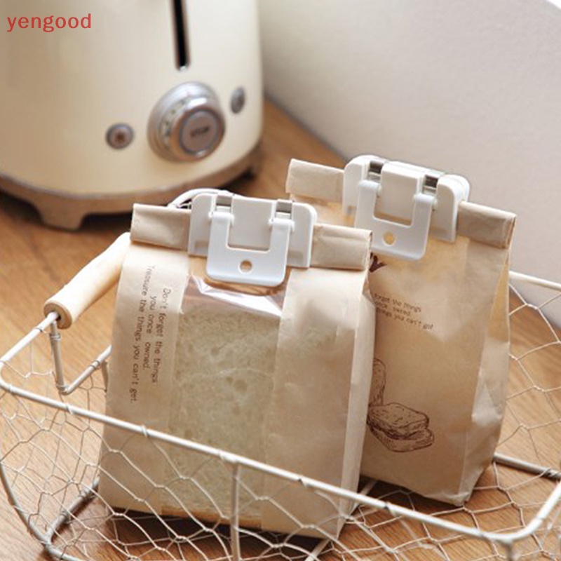 1 Dụng Cụ Kẹp Miệng Túi Thực Phẩm Bằng Nhựa Nhỏ Gọn Cho Nhà Bếp