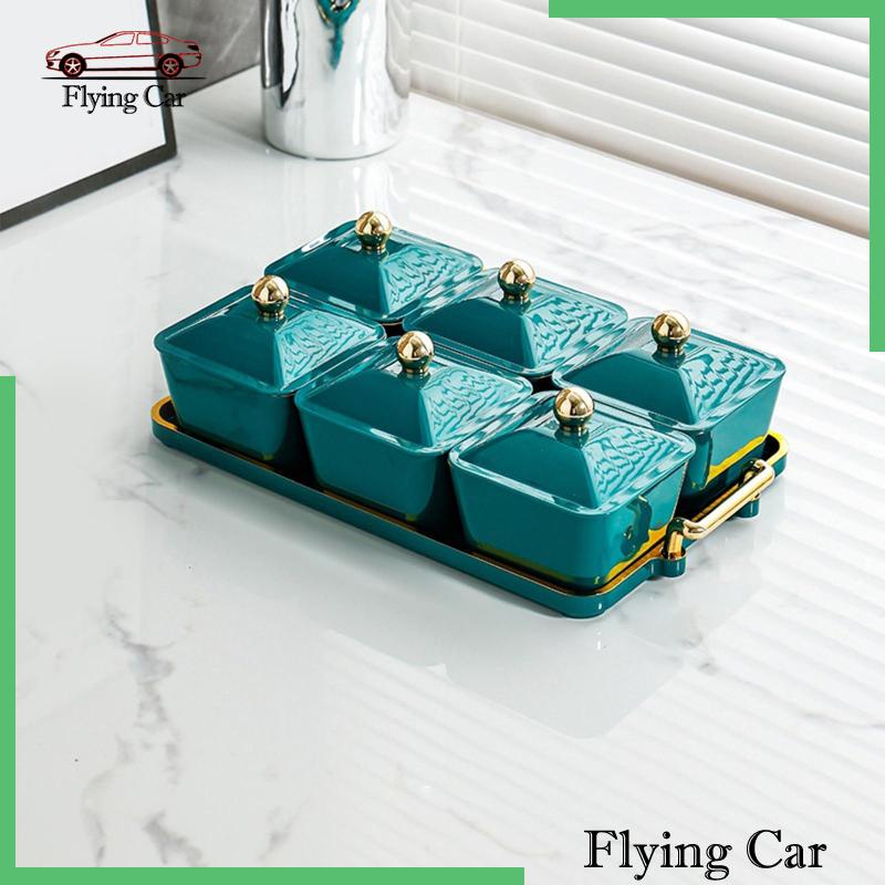 Khay Đựng Trái Cây Khô Kèm Giá Đỡ Tháo Rời Được Tiện Lợi Dành Cho Nhà Bếp