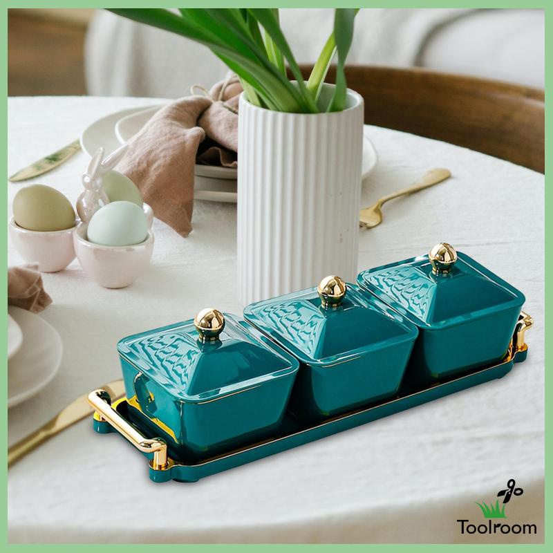 Khay Đựng Trái Cây Khô Kèm Giá Đỡ Tháo Rời Được Tiện Lợi Dành Cho Nhà Bếp