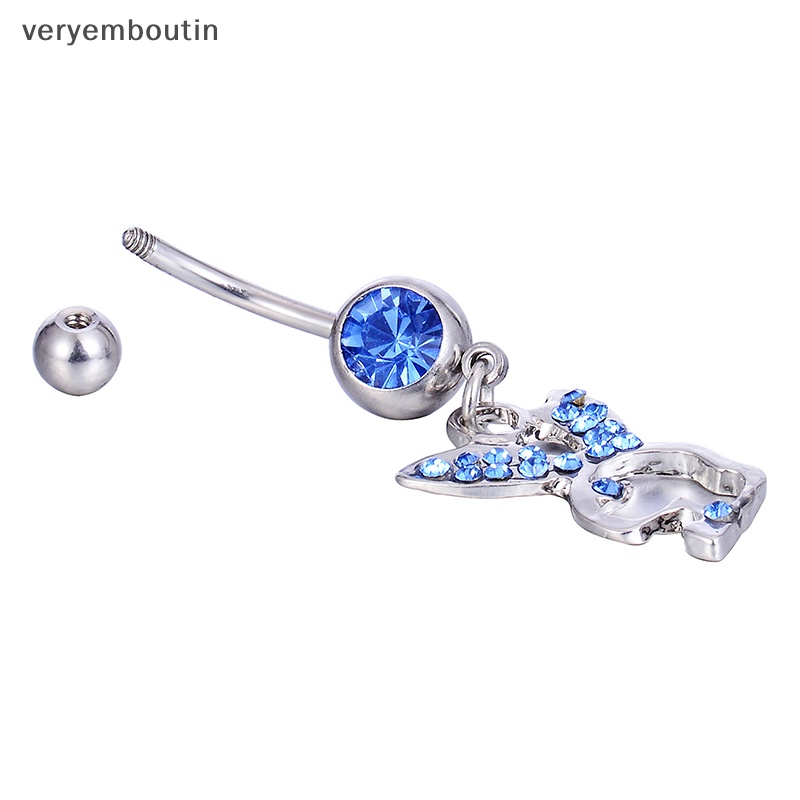 Khuyên Rốn Hình Thỏ Hoạt Hình Dễ Thương