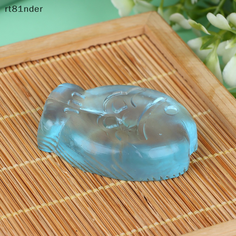 Rt Đồ Chơi Khối Đá Xốp Squishy Giảm Stress Hình Cá Mini Màu Trong Suốt Cho Bé
