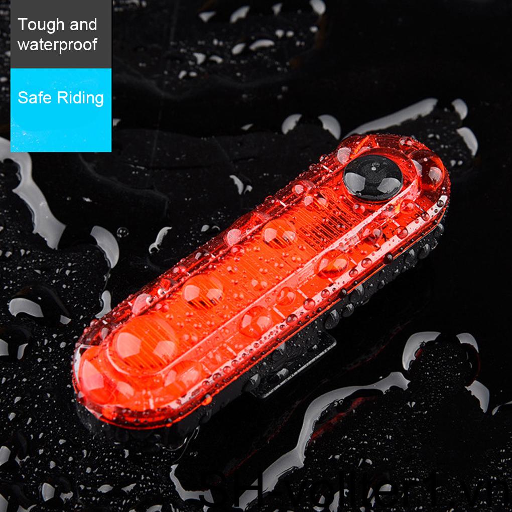 Đèn LED Gắn Đuôi Xe Đạp Sạc USB Chống Nước An Toàn Hiệu Quả