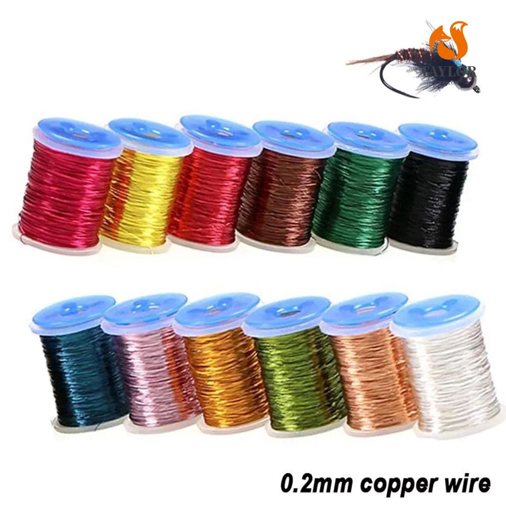 TAYLOR1 Cuộn Dây Đồng Nhỏ Nymph Dùng Câu Cá Chuyên Dụng