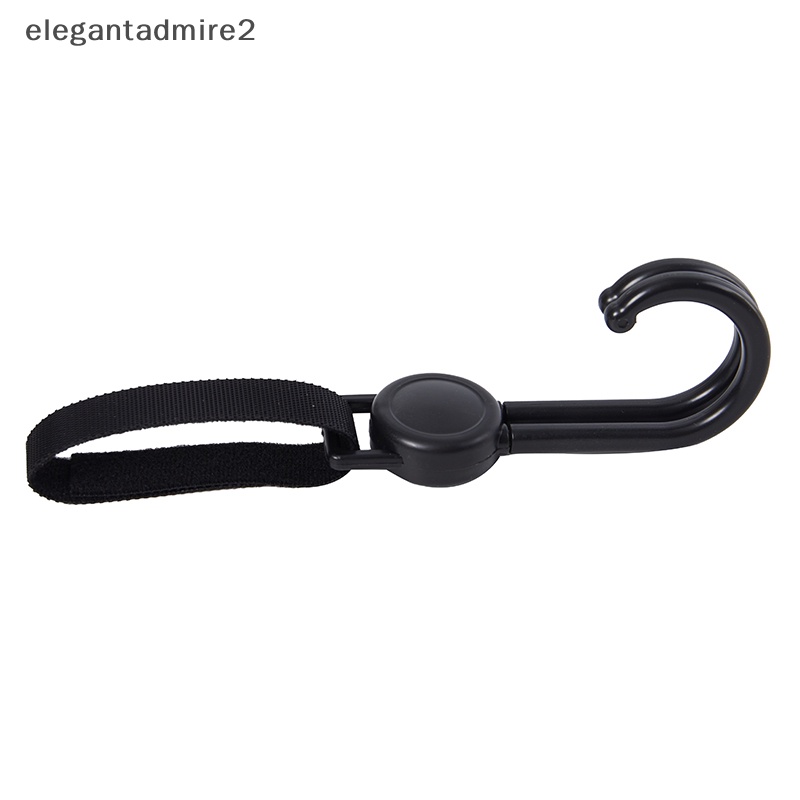 [Gant] Móc Đôi Màu Đen Treo Đồ Gắn Xe Đẩy Em Bé Có Thể Xoay Và Điều Chỉnh Được