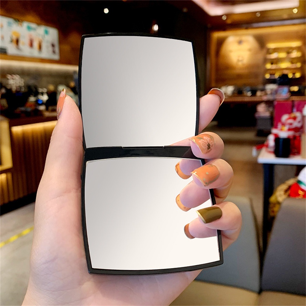 Gương trang điểm DIKALU nhỏ hai mặt nắp gập đơn giản sáng tạo