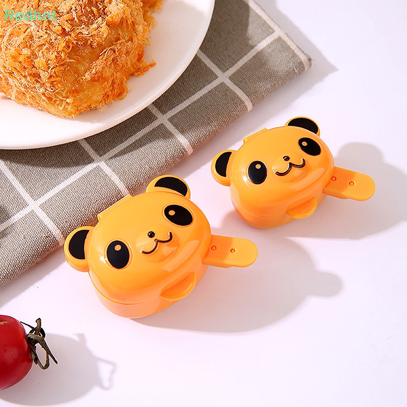 &lt; Redhot &gt; Bộ 2 Hộp Đựng Nước Sốt Dạng Bóp Mini Họa Tiết Gấu Trúc Cà Chua Hoạt Hình Cho Trẻ Em