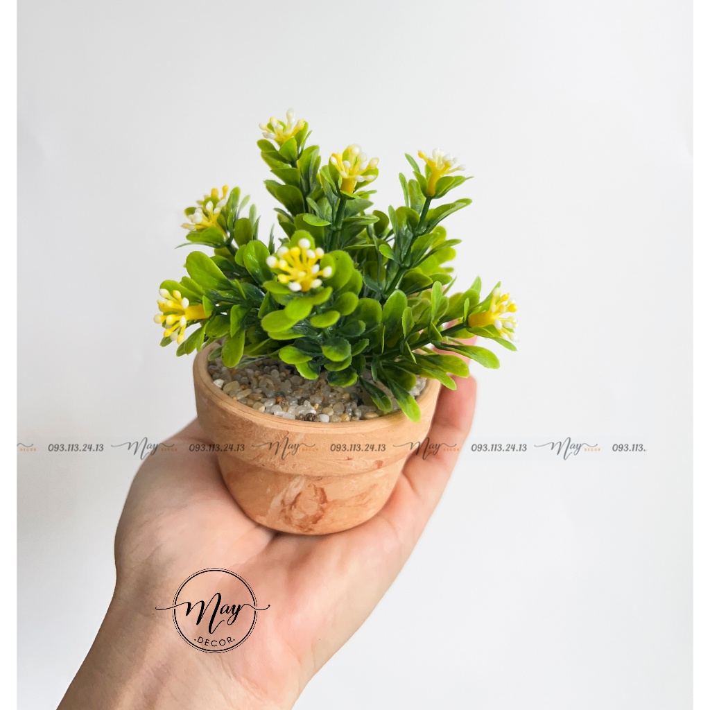 Cây giả, Chậu cây giả mini trang trí