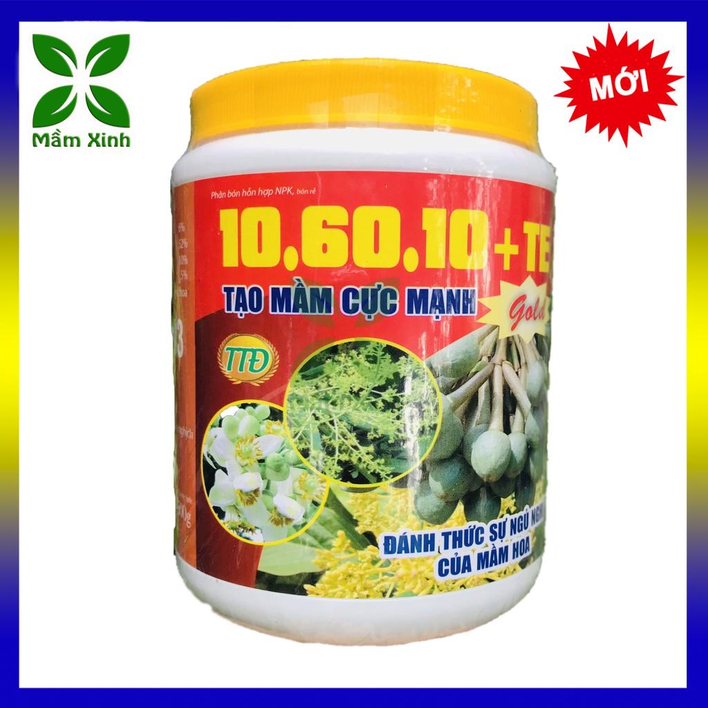 Phân Bón Ra Hoa 10-60-10, Phân Bón Tạo Mầm Hoa Cực Mạnh Hủ 500gr