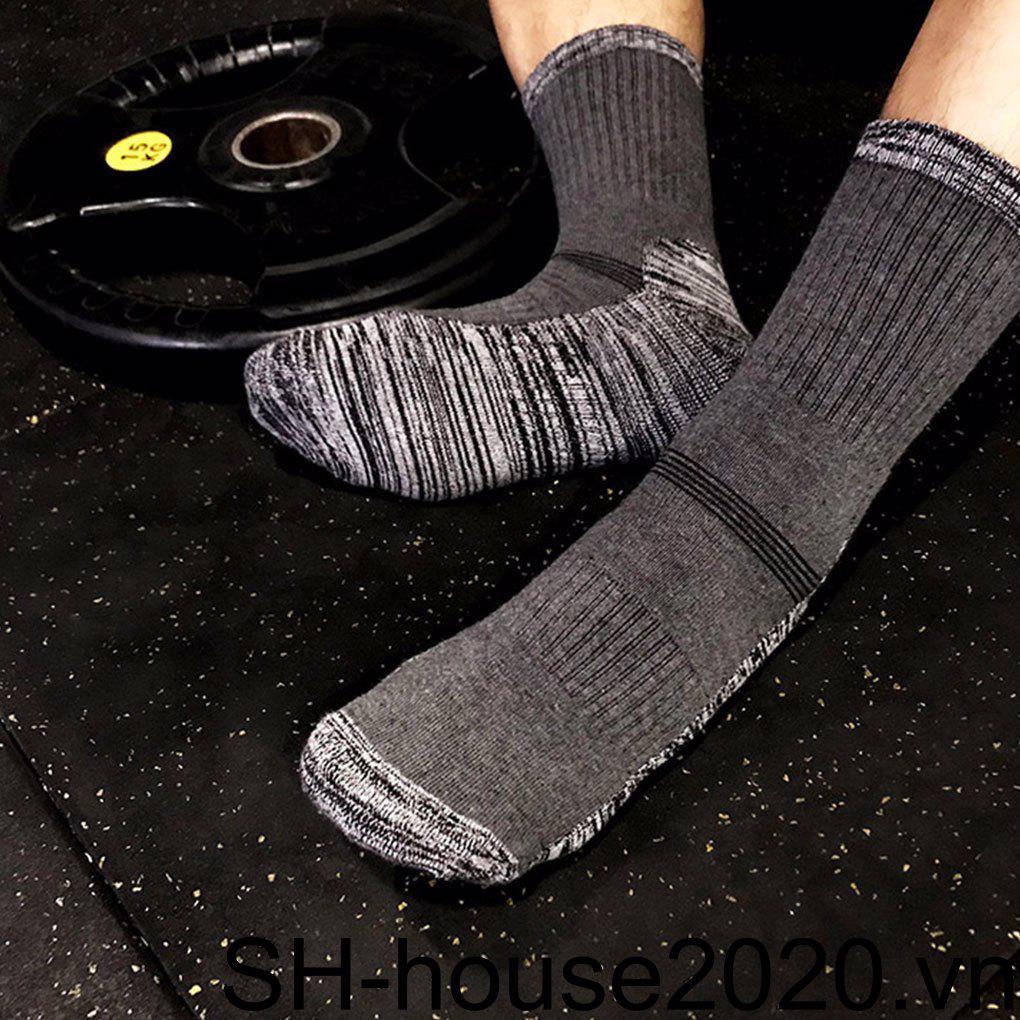 Vớ Thể Thao Bằng Cotton Nhẹ Thoáng Khí Khô Nhanh Thanh Lịch Cho Nam