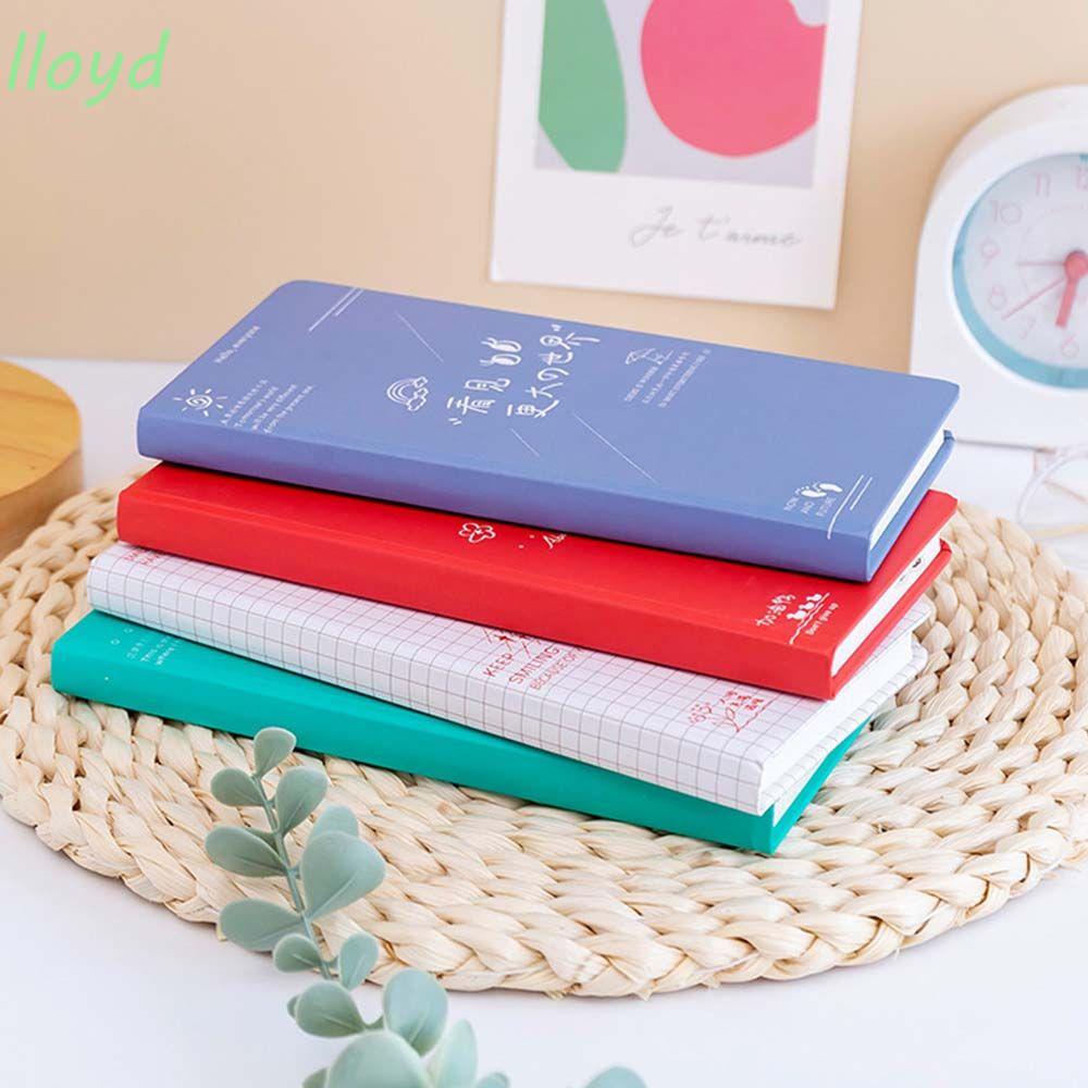 LLOYD Sổ Tay Ghi Chú Họa Tiết Ô Vuông Dễ Thương Dùng Cho Học Sinh DIY