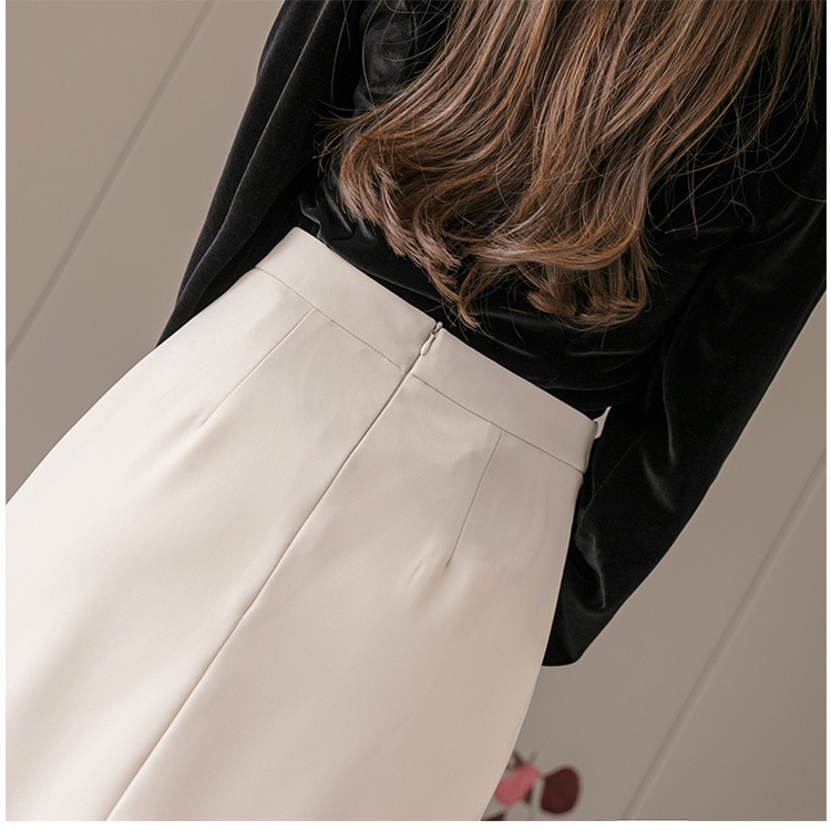 Chân Váy Đen Dáng Chữ A Lưng Cao Thiết Kế Độc Đáo Thời Trang Cho Nữ