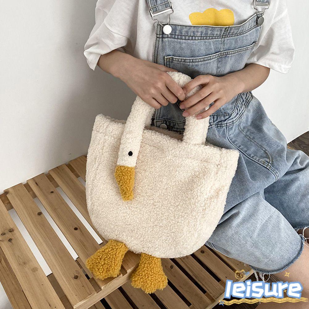 LEISURE Túi Xách Đeo Vai Phối Khóa Kéo Thời Trang Dành Cho Nữ