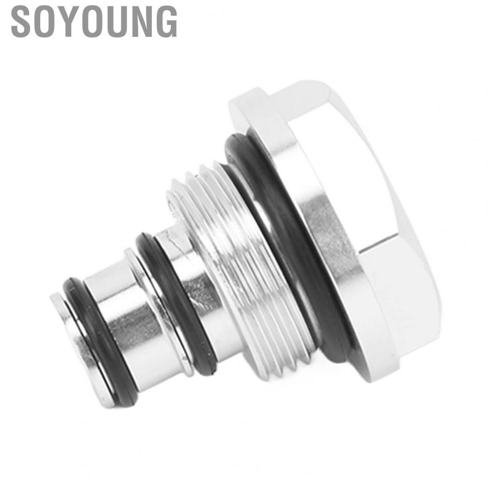 Soyoung BWD 012 Perfect Fit Aluminum Hard Turbo Solenoid Valve Plug Moisture Resistant Durable for Pickup