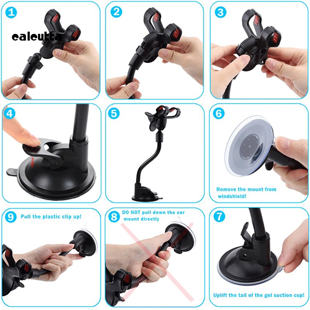 Giá Đỡ Điện Thoại Có Giác Hút Có Thể Xoay Cho Đàn Guitar Bass