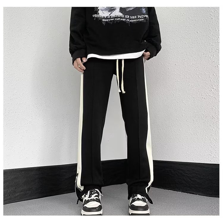 Quần Dài Thể Thao Dáng Rộng Có Khóa Kéo Thời Trang Mùa Hè Cho Nam