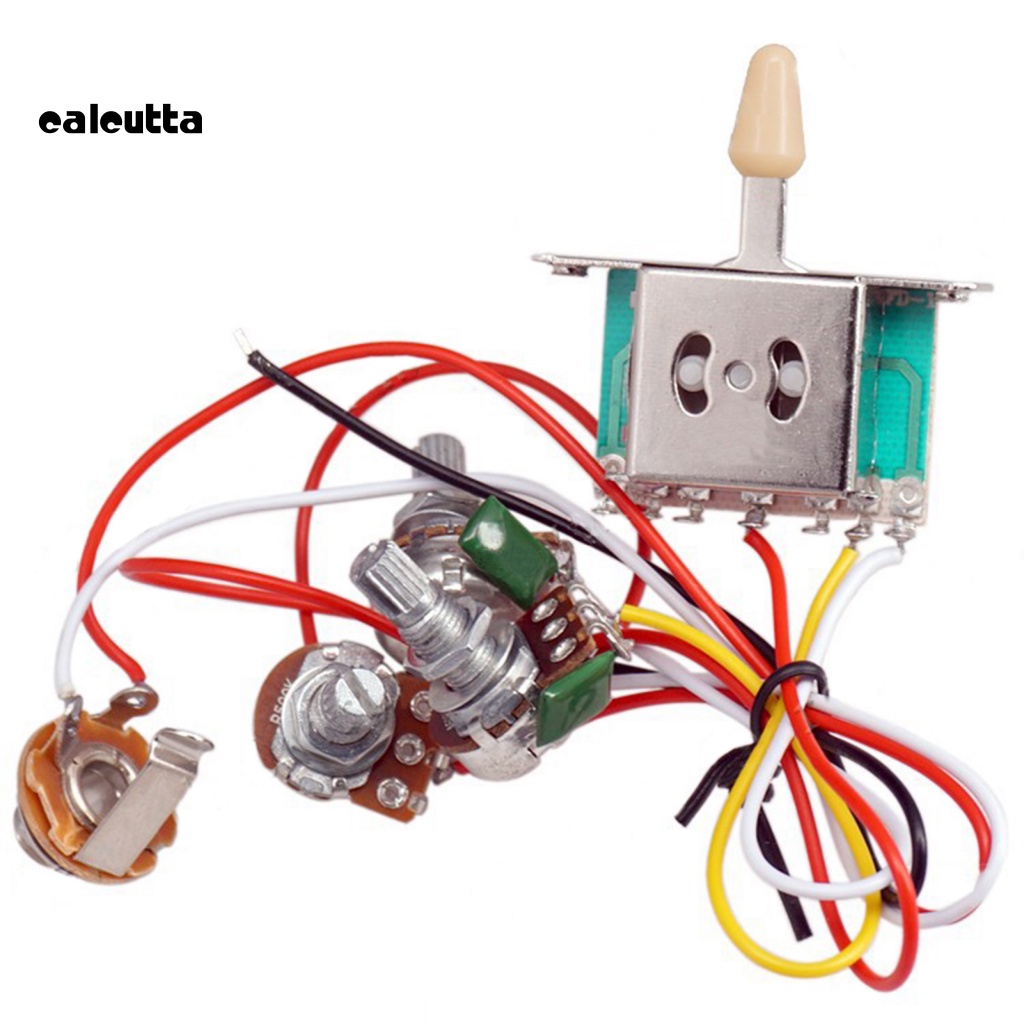 Bộ Dây Mạch Điều Chỉnh Âm Lượng Bằng Kim Loại Đơn Giản Cho Đàn Guitar Điện