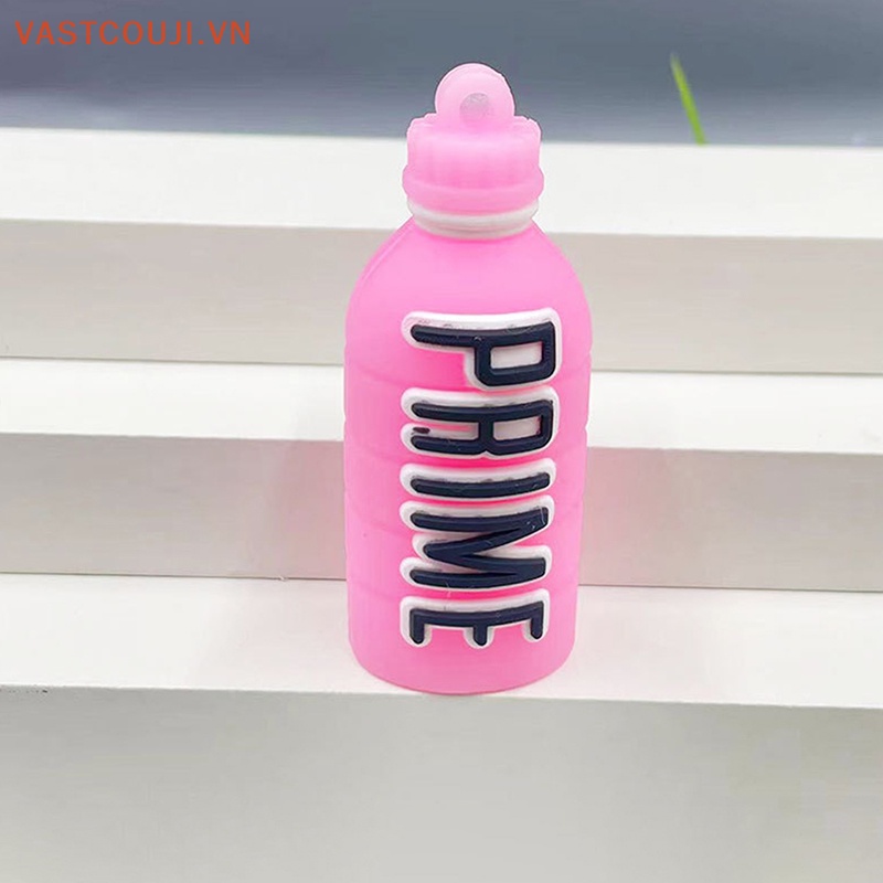 Móc Khóa Hình Chai Nước VASTJI Prime DIY Bằng Cao Su Mềm Đáng Yêu