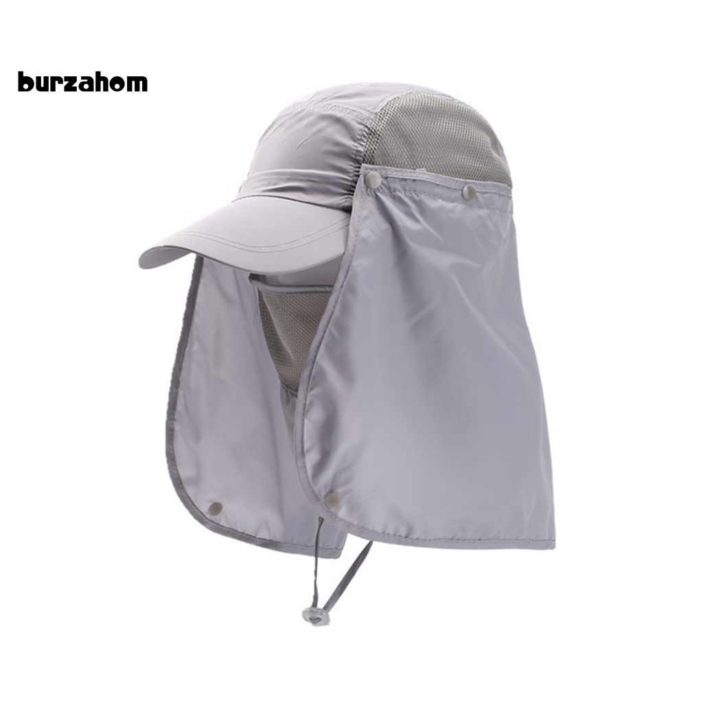 Mũ Lưỡi Trai Có Tấm Che Mặt Và Cổ Chống Nước Chống Tia UV Thoáng Khí Dành Cho Nam Nữ