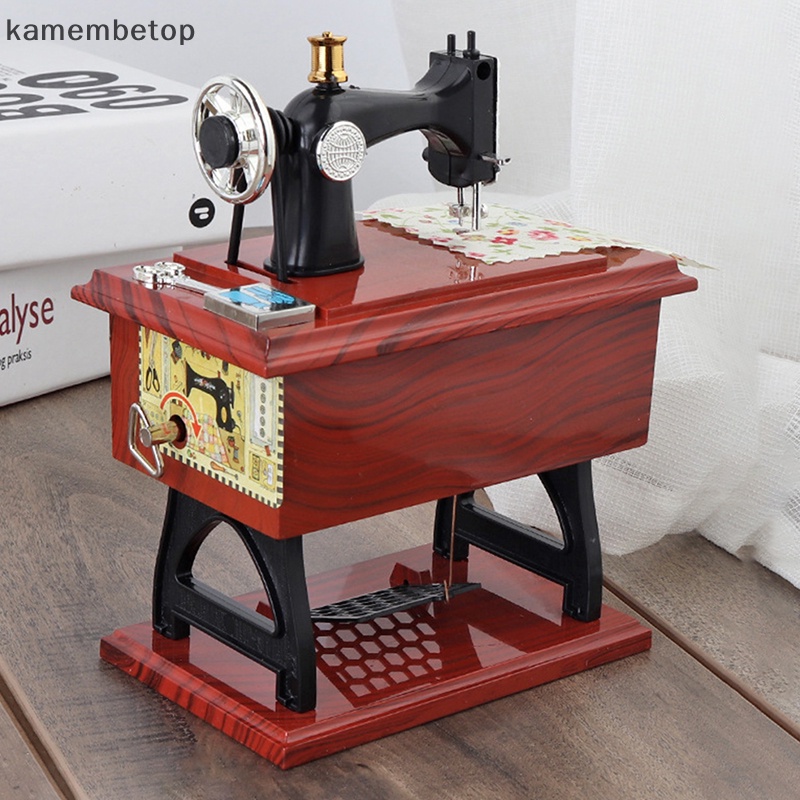 Hộp Nhạc Hình Máy May Cổ Điển Dùng Trang Trí Nhà Cửa