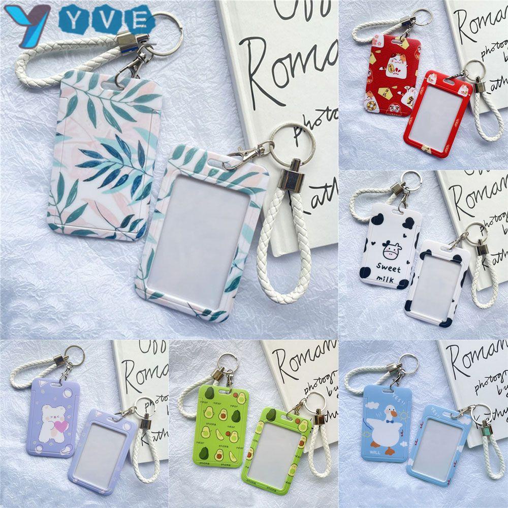 YVE Ví Đựng Thẻ ID Họa Tiết Hoạt Hình Dành Cho Nam Nữ