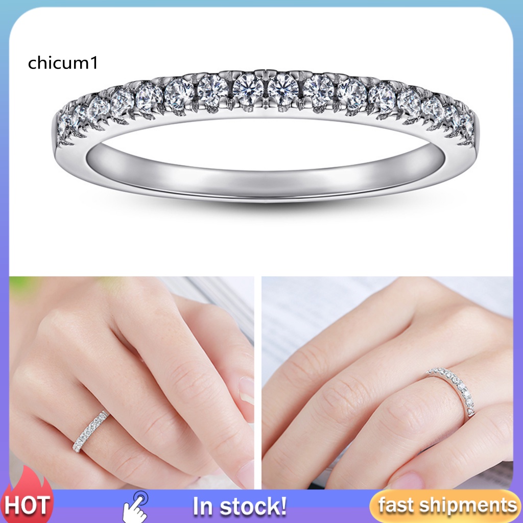 Nhẫn Mạ Bạc Phong Cách Hiện Đại Thanh Lịch Cho Nữ