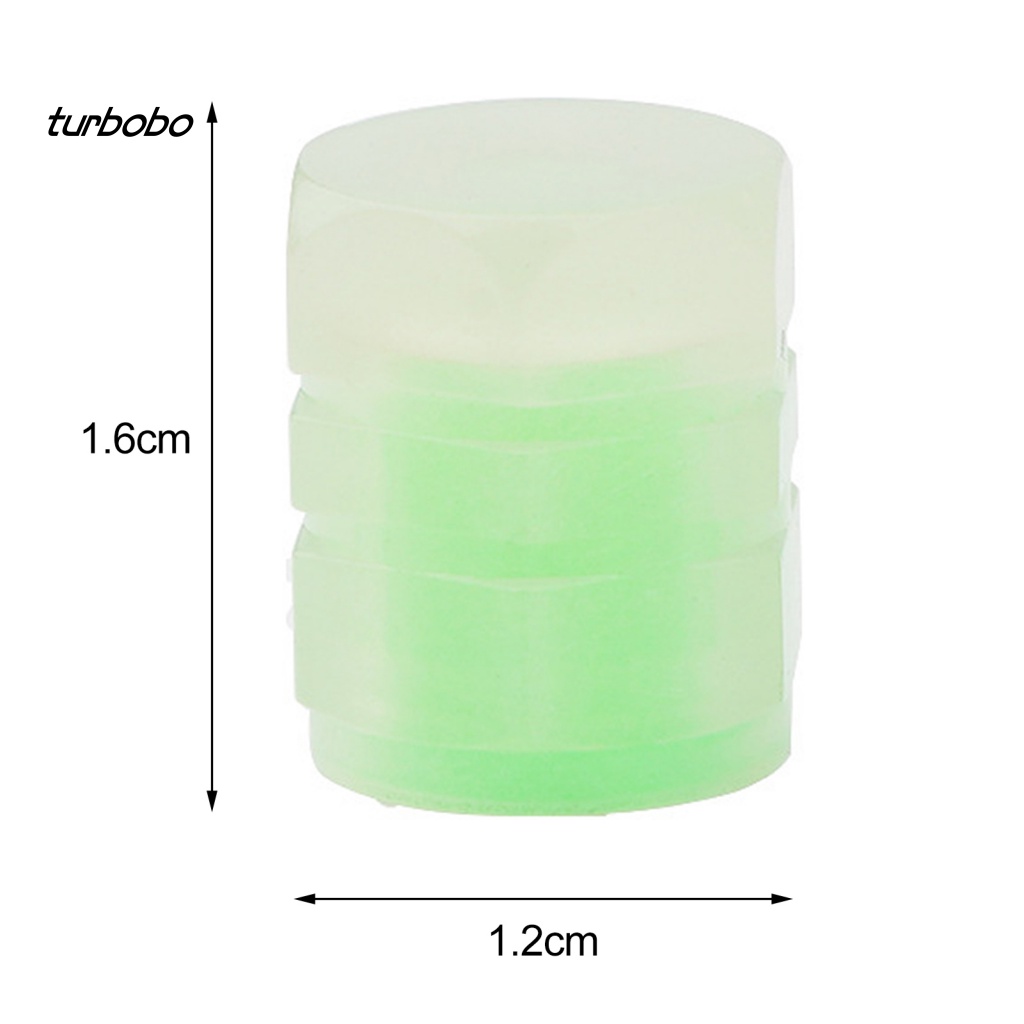 Bộ 4 Nắp Van Bánh Xe Hơi Chống Bụi Bằng Nhựa ABS Phát Sáng