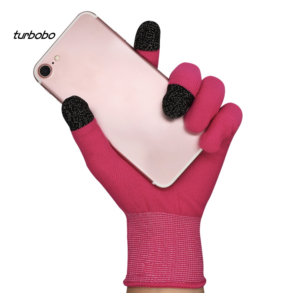 1 Đôi Găng Tay Chơi Game Ba Ngón Chống Mồ Hôi Giữ Ấm Tiện Dụng