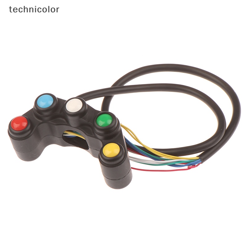 Công Tắc Gắn Tay Lái Xe Máy / Xe Đạp 5 Nút 22mm Thông Dụng