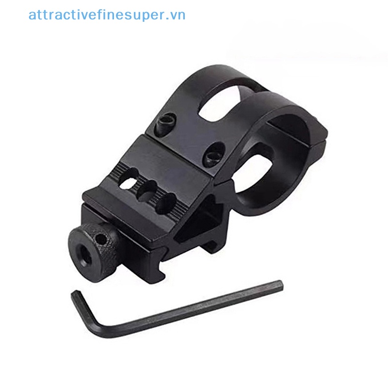 Ngàm Gắn Đèn Pin AFS 25.4mm / 30mm 20mm-22mm Chuẩn Picany / Weaver Rail 45 Độ