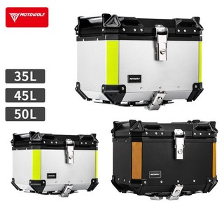 Thùng nhôm MOTOWOLF 35L 45L 50L chính hãng thùng nhôm xe máy