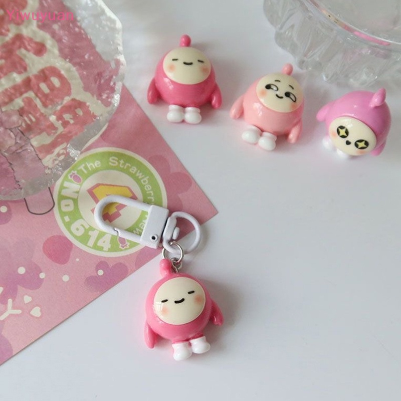 < Yiwuyuan > Móc Khóa Hình Búp Bê Hoạt Hình Đáng Yêu Có Thể Thay Đổi Màu Sắc Cho Ba Lô Đi Học