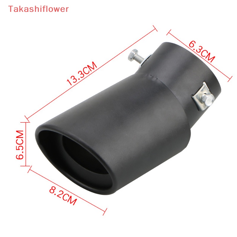 [TakashiflowerV] Ống Xả Xe Hơi Hình Tròn Bằng Nhôm ALloy 63mm Giảm Thanh Thông Dụng