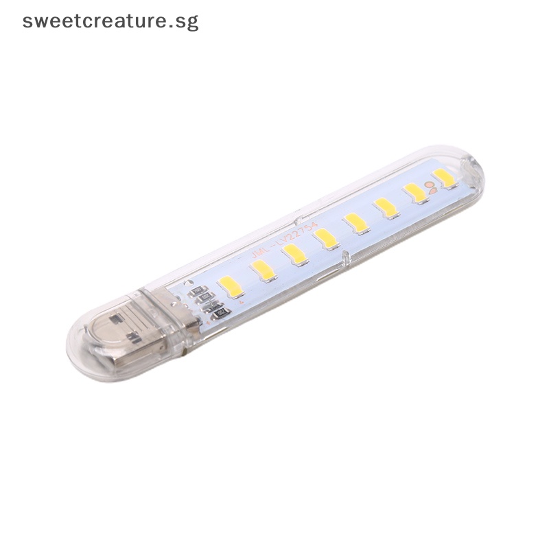 Đèn LED Đọc Sách 8 Bóng SMD 5V Ánh Sáng Trắng Ấm Kết Nối USB