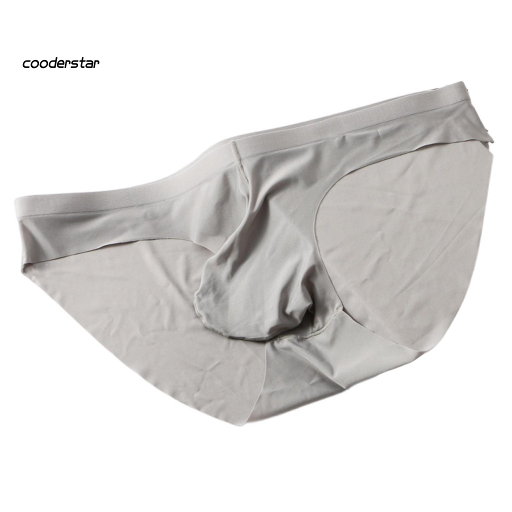 Quần Lót Lụa Lạnh Không Đường May Màu Sắc Thời Trang Cho Nam