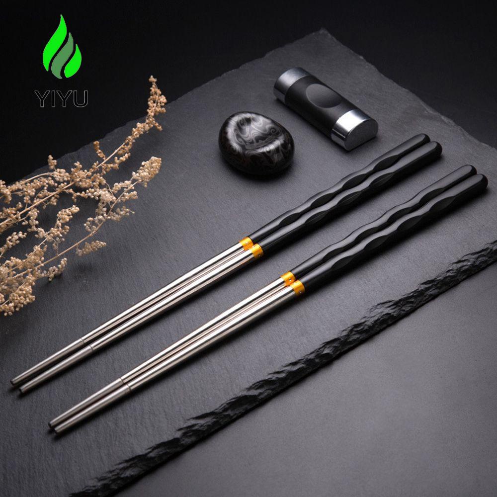 YIYU 1 Đôi Đũa Chống Trượt Trọng Lượng Nhẹ An Toàn Cho Nhà Bếp / Khách Sạn