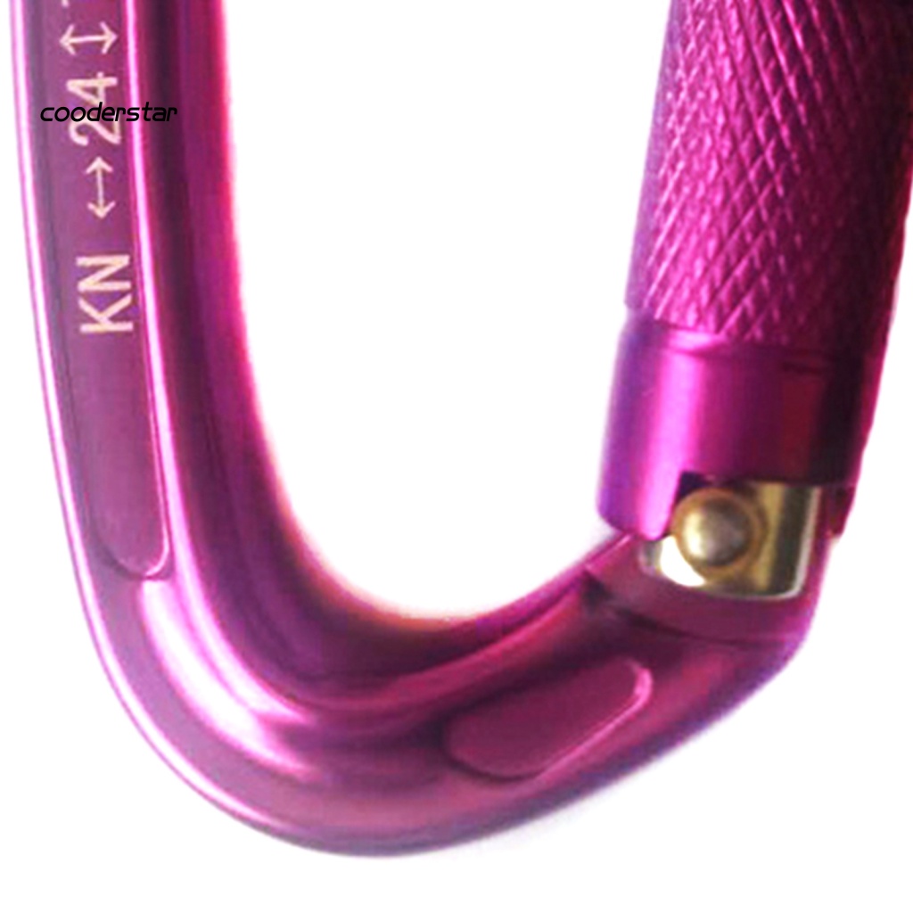Móc Carabiner Bằng Hợp Kim Nhôm Đa Năng Dùng Leo Núi