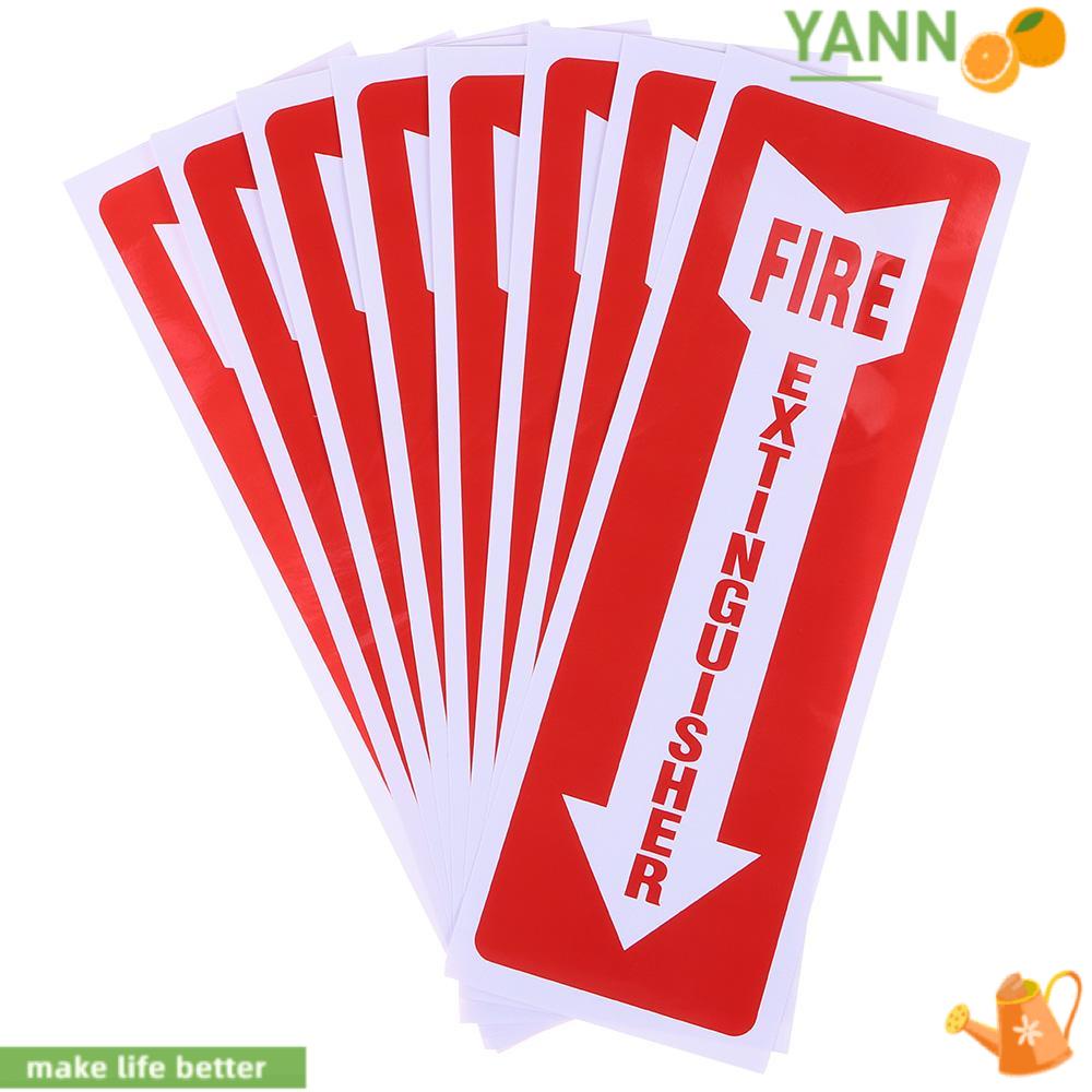 YANN1 Bộ 8 Bình Cứu Hỏa Chống Tia UV 4 "X 12"