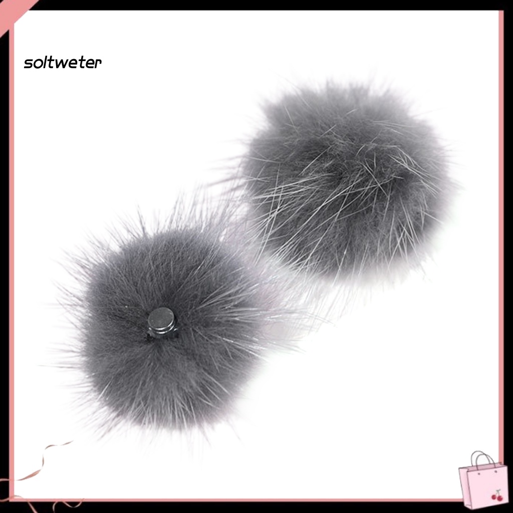 Phụ Kiện Quả Cầu Bông Trang Trí Móng Tay 3D DIY